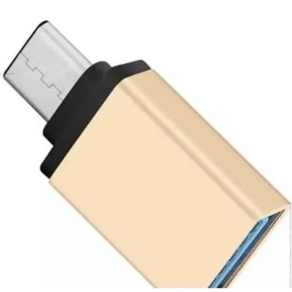 Rock Micro To Type C Adapter Gold. Rock Micro To Type C Adapter Gold.